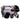 Super Combo Coche de lujo tipo moisés Negro + porta bebé + Cuna Corral Gris
