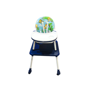 Comedor para Bebé color Azul, 2 En 1 Tipo Escritorio HN-558
