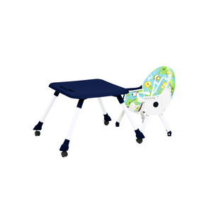 Comedor para Bebé color Azul, 2 En 1 Tipo Escritorio HN-558