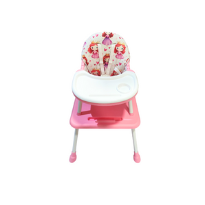 Comedor para Bebé color Rosa, 2 En 1 Tipo Escritorio HN-558