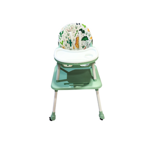 Comedor para Bebé color Verde, 2 En 1 Tipo Escritorio HN-558